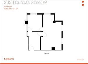 2329-2333 Dundas St W, Toronto, ON for rent Floor Plan- Image 1 of 1