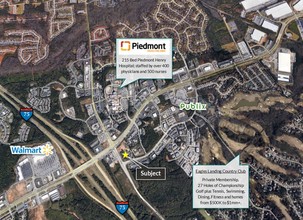 150 Country Club Dr, Stockbridge, GA - aerial  map view