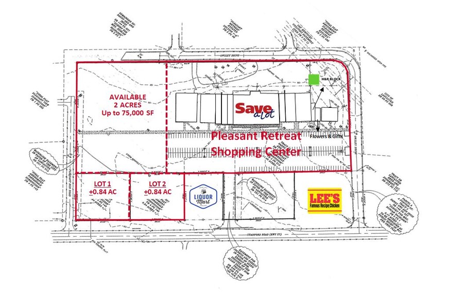 150 Pleasant Retreat Dr, Lancaster, KY for sale - Site Plan - Image 2 of 2