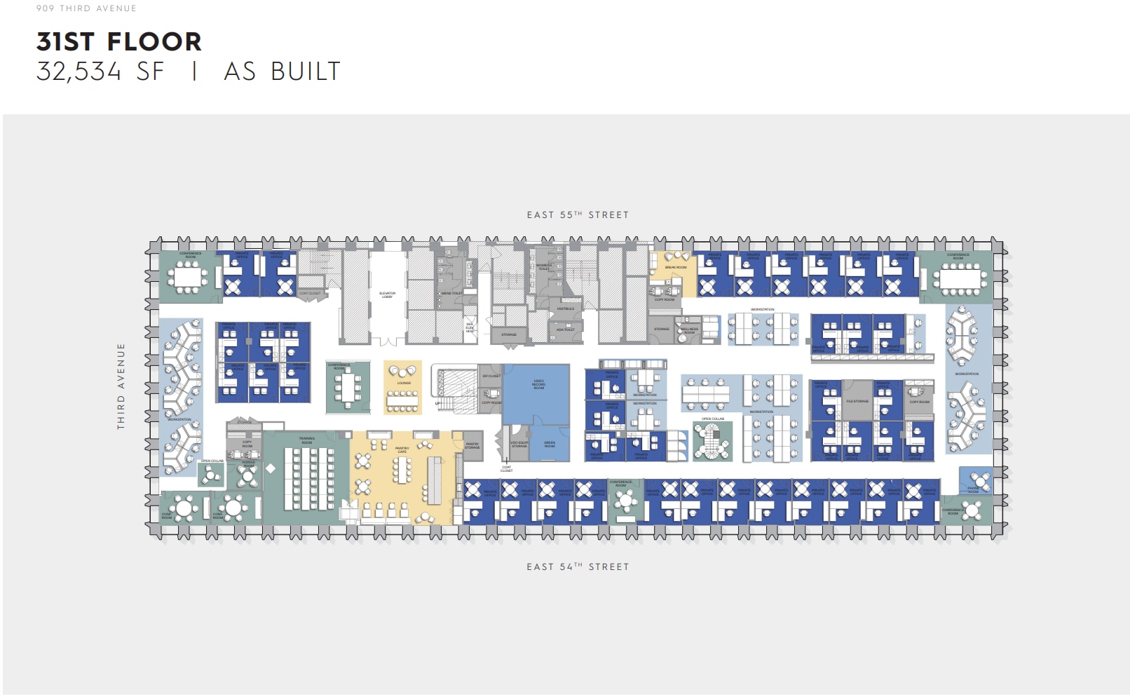 909 Third Ave, New York, NY to rent Floor Plan- Image 1 of 2