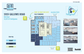 1919-1921 Gallows Rd, Vienna, VA for rent Floor Plan- Image 1 of 7