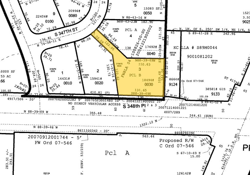 34704 11th Ave S, Federal Way, WA to rent - Plat Map - Image 2 of 11