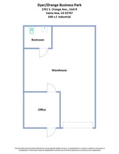 2701 Orange Ave, Santa Ana, CA for rent Floor Plan- Image 1 of 4