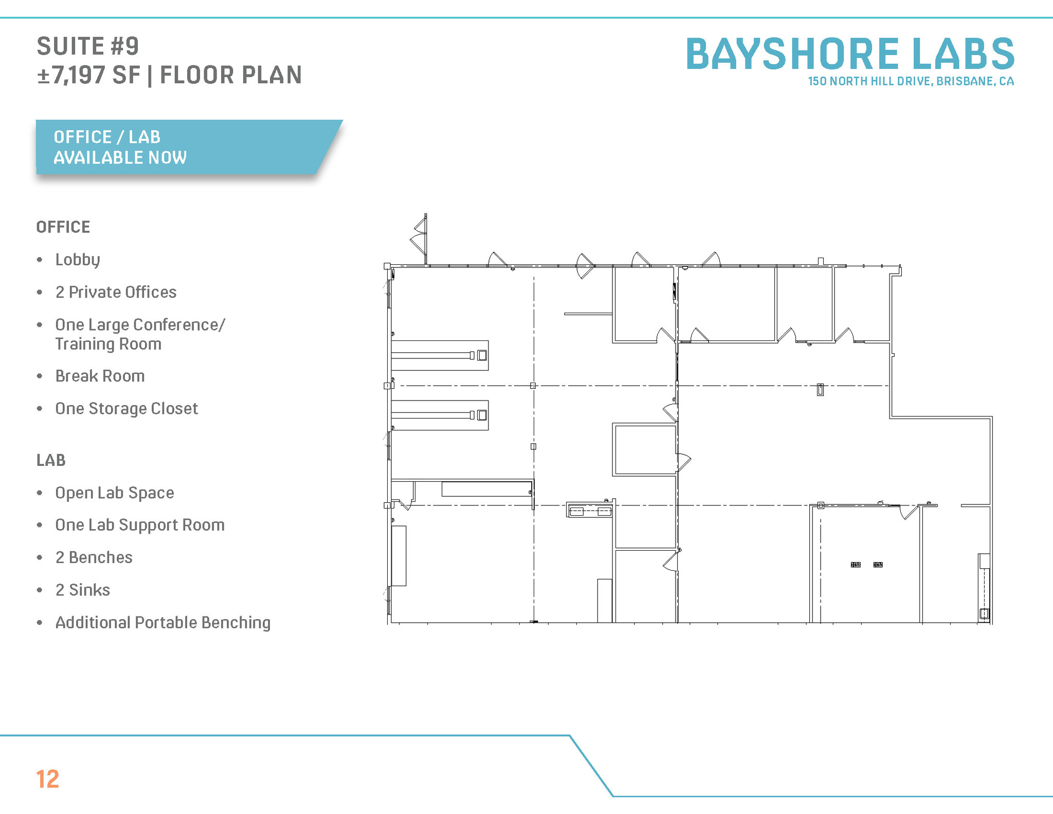 150 N Hill Dr, Brisbane, CA for rent Floor Plan- Image 1 of 1