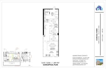 12400 Coit Rd, Dallas, TX to rent Floor Plan- Image 2 of 2