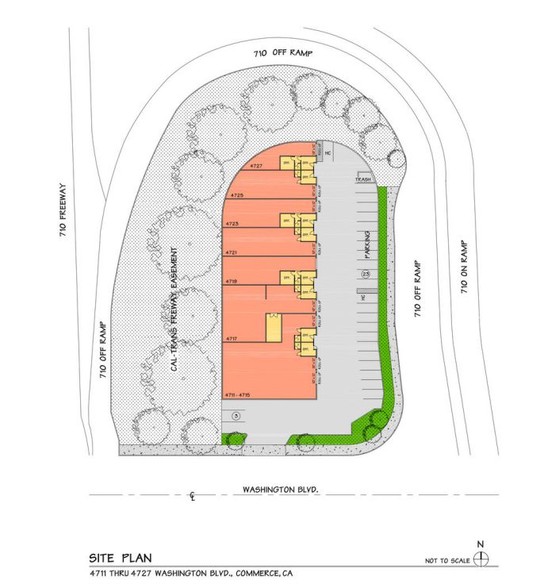 4719 E Washington Blvd, Commerce, CA for rent - Site Plan - Image 2 of 9