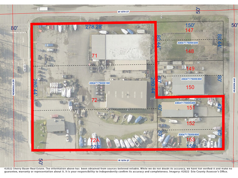 1501 Peninsula Dr, Erie, PA for rent - Plat Map - Image 1 of 6