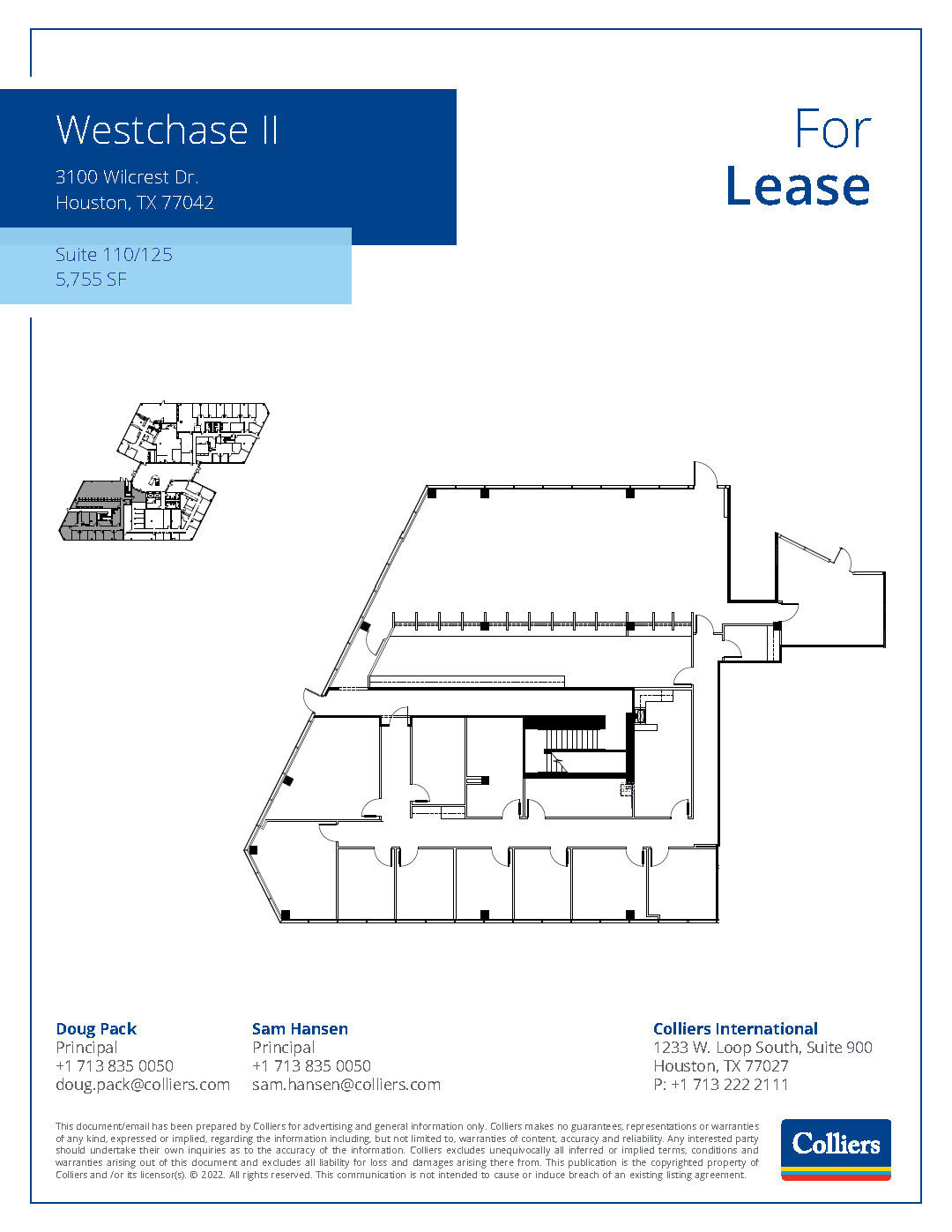 3000 Wilcrest Dr, Houston, TX for rent Floor Plan- Image 1 of 2