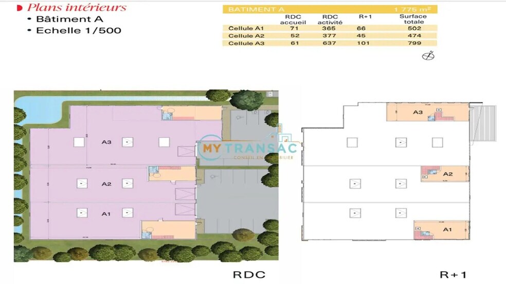 Light Industrial in Bondoufle for sale - Floor Plan - Image 3 of 6