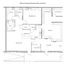 7415-7425 Lee Davis Rd, Mechanicsville, VA for rent Floor Plan- Image 1 of 1