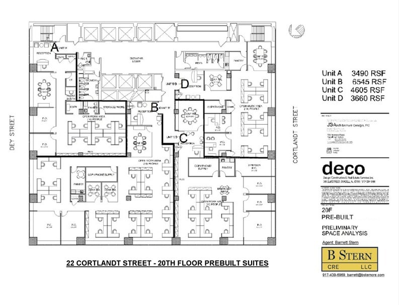 22 Cortlandt St, New York, NY to rent Floor Plan- Image 1 of 1