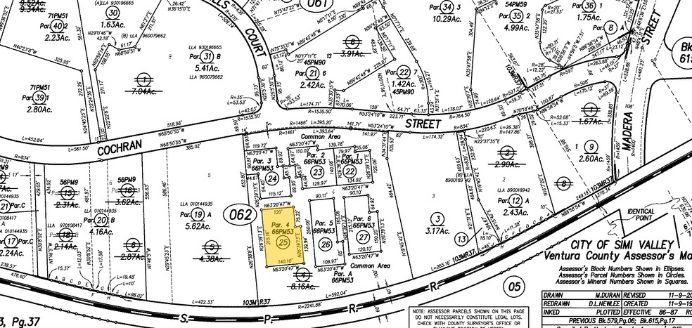 74-98 W Cochran St, Simi Valley, CA for rent - Plat Map - Image 2 of 6