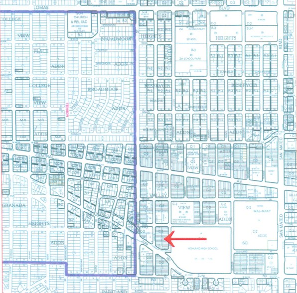 314-336 Adams St SE, Albuquerque, NM for sale - Plat Map - Image 2 of 74