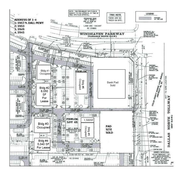 5945 N Dallas Pky, Plano, TX for sale - Plat Map - Image 2 of 25