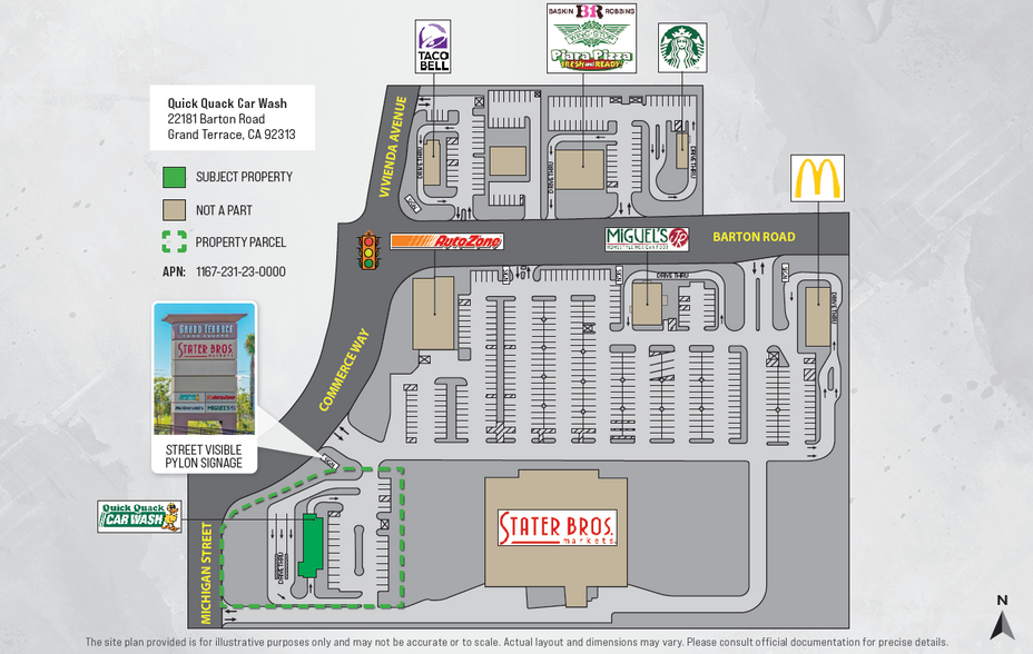 22181 Barton rd, Grand Terrace, CA for sale - Site Plan - Image 2 of 4