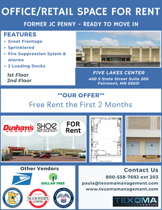 More details for 308 S State St, Fairmont, MN - Retail for Rent