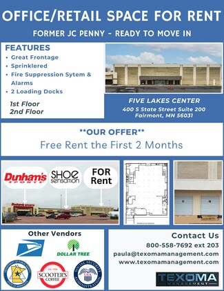 More details for 308 S State St, Fairmont, MN - Retail for Rent