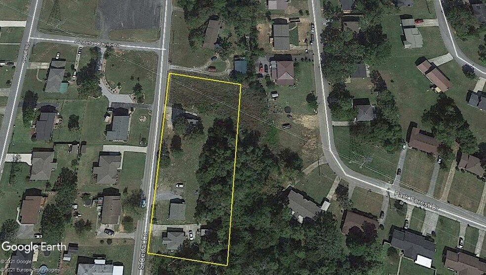 00 s Cedar Ln, Fort Oglethorpe, GA for sale - Aerial - Image 1 of 2