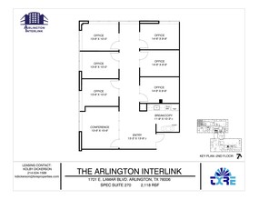 1701 E Lamar Blvd, Arlington, TX for rent Floor Plan- Image 1 of 1