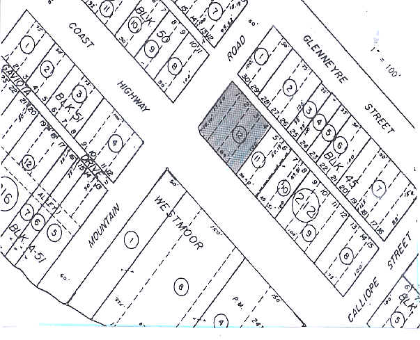 1400-1402 S Coast Hwy, Laguna Beach, CA for rent - Plat Map - Image 2 of 4