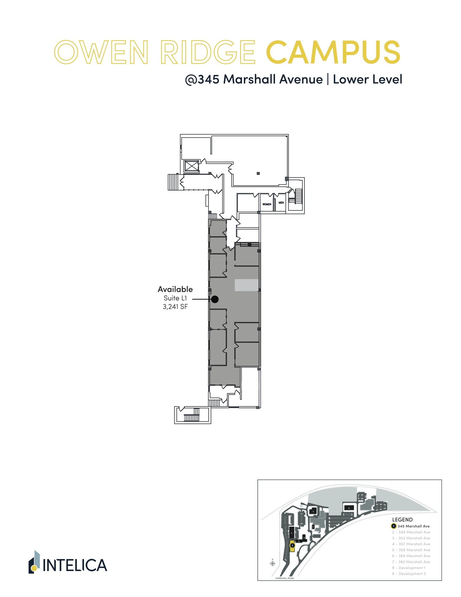 345 Marshall Ave, Webster Groves, MO to rent Site Plan- Image 1 of 2