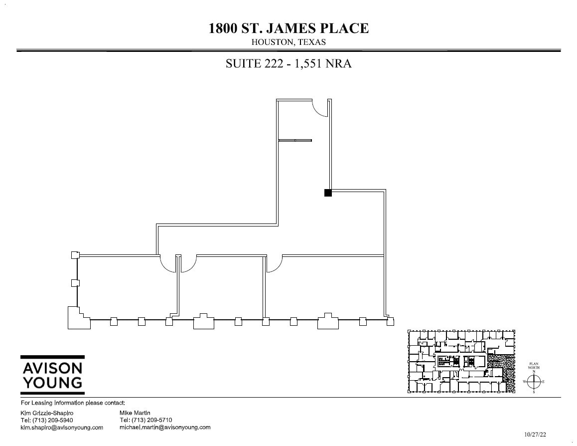 1800 St James Pl, Houston, TX to rent Floor Plan- Image 1 of 1