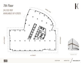 901 K St NW, Washington, DC to rent Floor Plan- Image 1 of 1