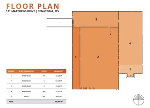 121 Matthews Dr, Senatobia, MS for rent Floor Plan- Image 1 of 1