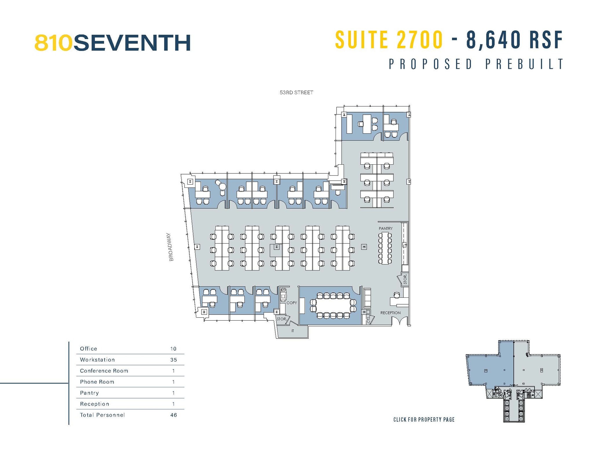 810 Seventh Ave, New York, NY for rent Floor Plan- Image 1 of 1