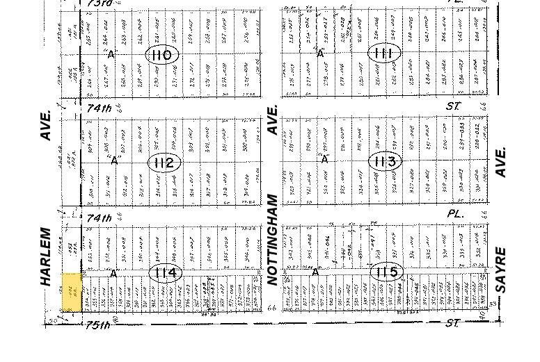 7455 S Harlem Ave, Bridgeview, IL for sale - Plat Map - Image 2 of 16