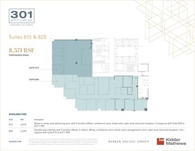 301 N Lake Ave, Pasadena, CA for rent Floor Plan- Image 1 of 1