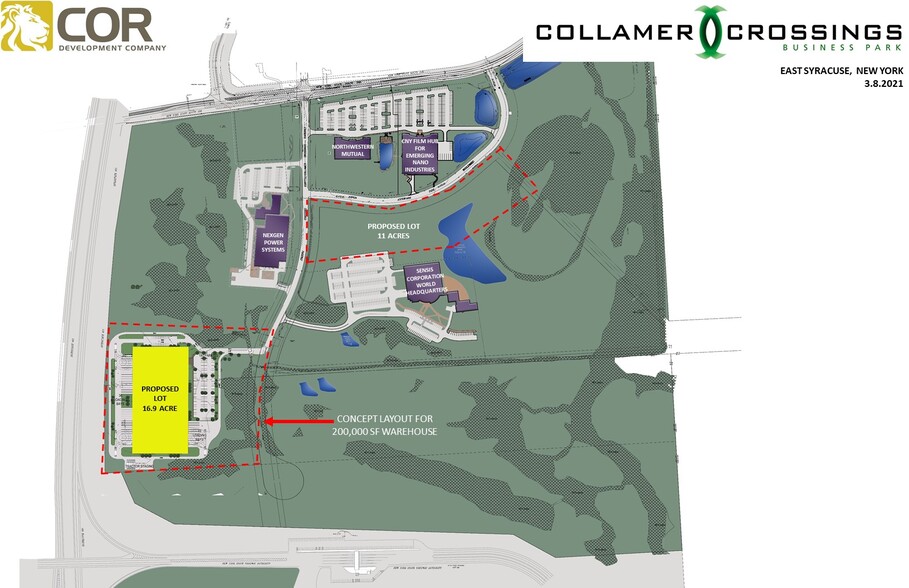 Collamer Crossings Pky, East Syracuse, NY for sale - Site Plan - Image 3 of 28