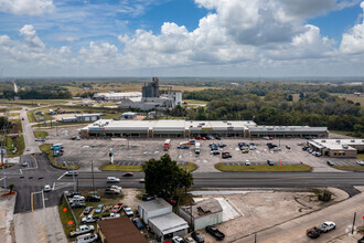 1100-1116 E Mulberry St, Angleton, TX - aerial  map view