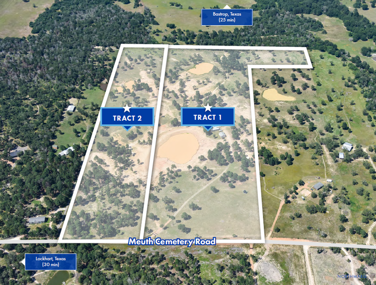 212 Meuth Cemetery Rd, Red Rock, TX for sale - Aerial - Image 1 of 2