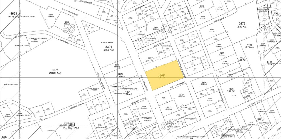 120 N Main St, Marion, NC for sale - Plat Map - Image 2 of 10