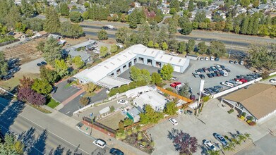 9670 Old Redwood Hwy, Windsor, CA - aerial  map view