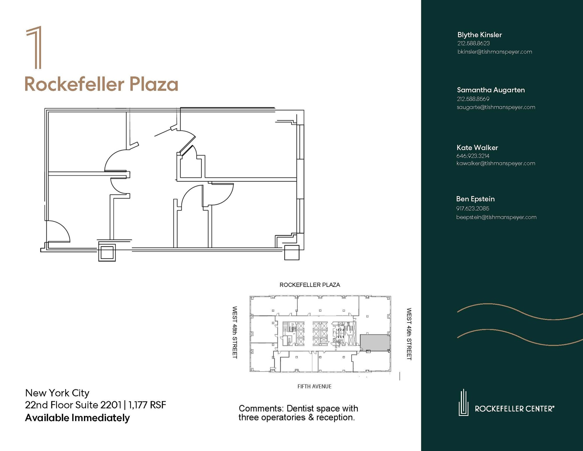 1 Rockefeller Plaza, New York, NY to rent Floor Plan- Image 1 of 1