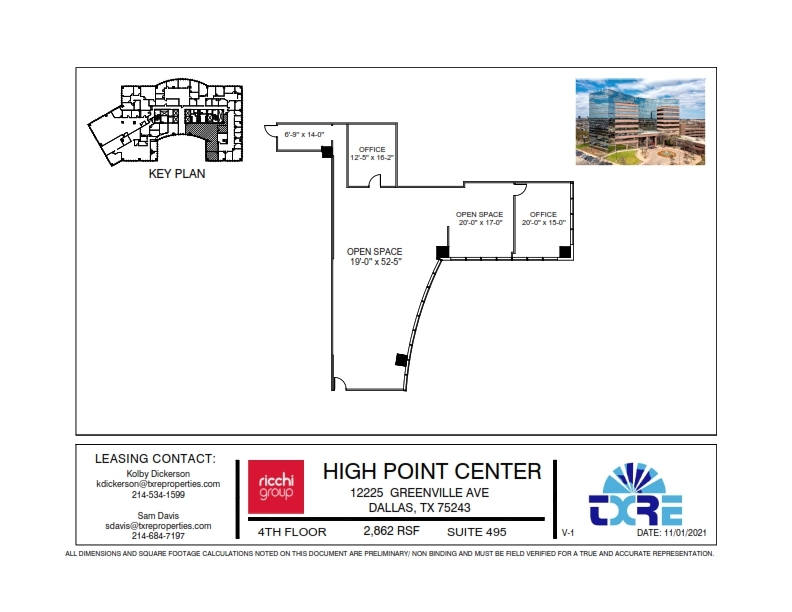 12225 Greenville Ave, Dallas, TX for rent Floor Plan- Image 1 of 1