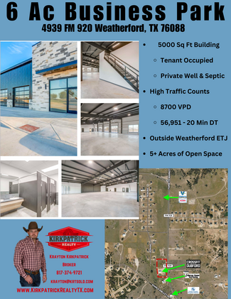 More details for 4939 FM 920, Weatherford, TX - Light Industrial for Sale