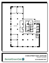 8 King St E, Toronto, ON for rent Floor Plan- Image 1 of 1