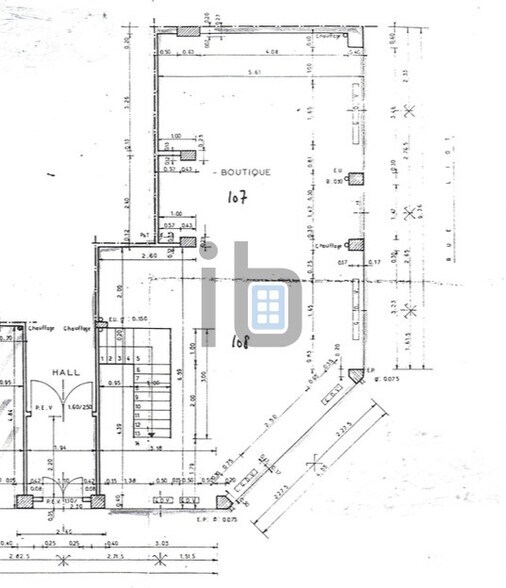 Retail in Boulogne-Billancourt to rent - Floor Plan - Image 2 of 3