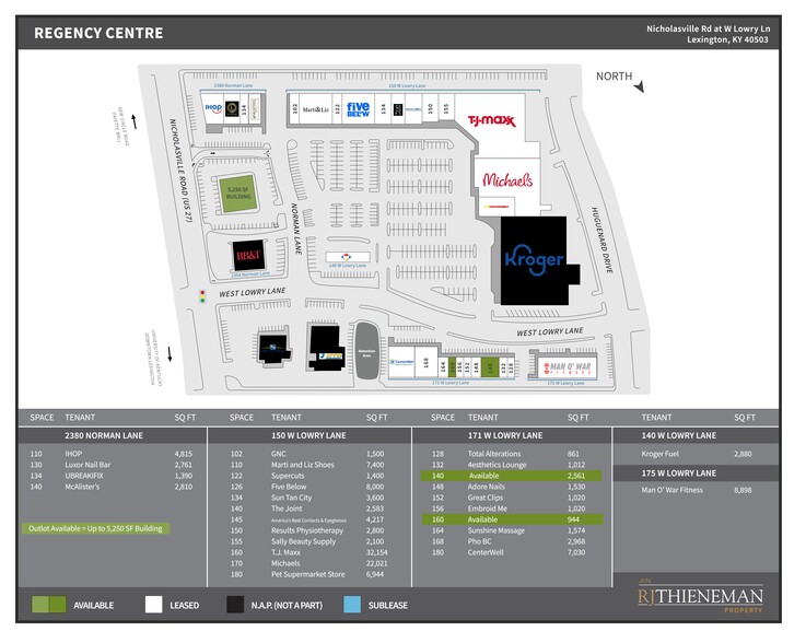 2307-2375 Nicholasville Rd, Lexington, KY for rent - Site Plan - Image 1 of 32