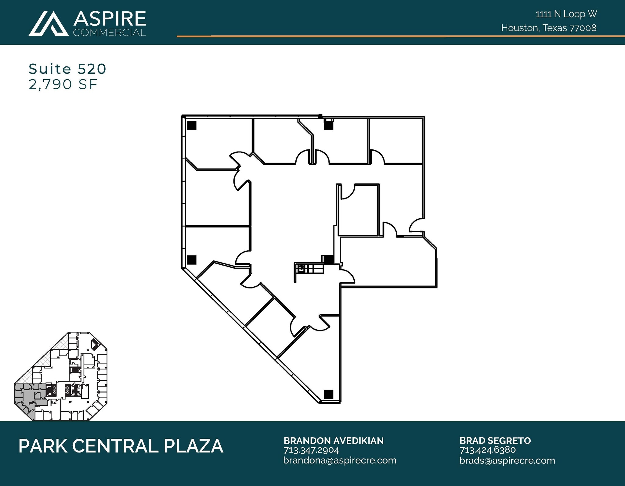 1111 N Loop W, Houston, TX to rent Floor Plan- Image 1 of 2