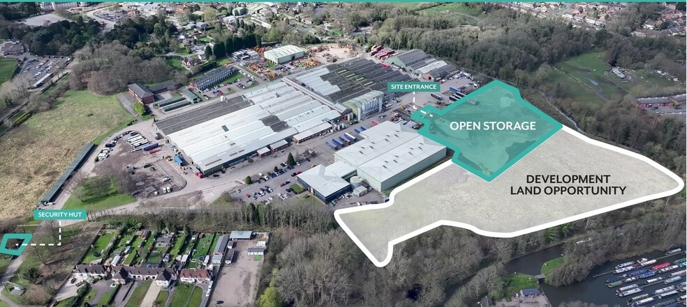 Coleshill Rd, Tamworth to rent - Aerial - Image 2 of 5