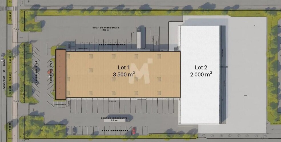 Office in Chilly-Mazarin to rent - Site Plan - Image 3 of 6