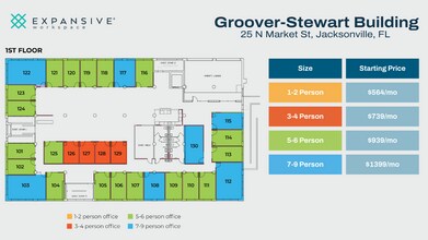 25 N Market St, Jacksonville, FL for rent Floor Plan- Image 1 of 4