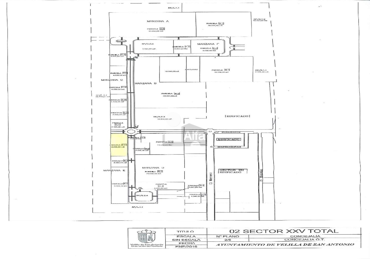 Land in Velilla de San Antonio, Madrid for sale Site Plan- Image 1 of 3
