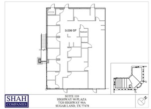 7320 Highway 90A, Sugar Land, TX for rent Floor Plan- Image 1 of 3