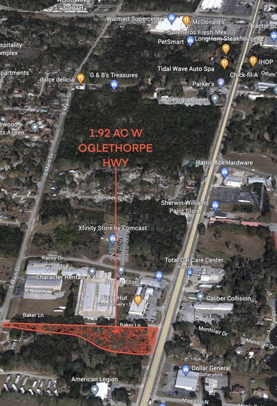 1.92 AC Oglethorpe, Hinesville, GA for sale - Building Photo - Image 2 of 2