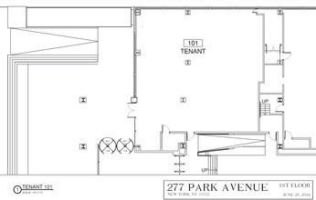 277 Park Ave, New York, NY for rent Floor Plan- Image 1 of 2